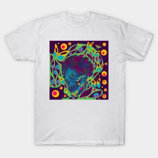the monster of the death in butterfly bed of roses ecopop T-Shirt